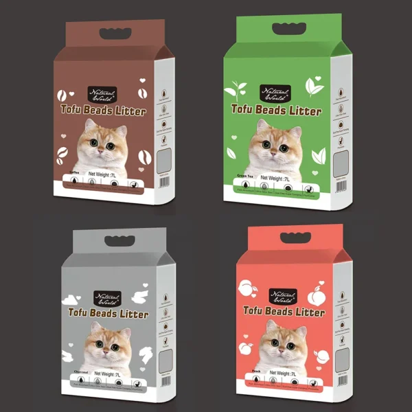 Crushed shape tofu cat litter - Image 3