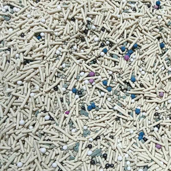 Mixed tofu cat litter